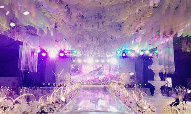 婚禮婚慶酒店裝配式篷房湖北均州城33米